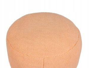 Beliani Puf 50 x 50 x 30 cm pomarańczowy ADLANA 4