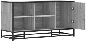 vidaXL Ławka z miejscem na buty, szary dąb sonoma, 100x40x53,5 cm 5