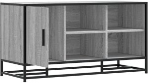 vidaXL Ławka z miejscem na buty, szary dąb sonoma, 100x40x53,5 cm 6