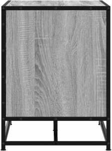 vidaXL Ławka z miejscem na buty, szary dąb sonoma, 100x40x53,5 cm 7