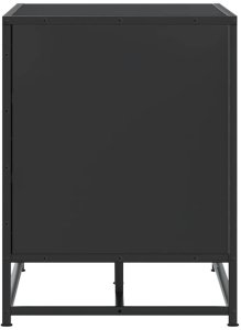 vidaXL Ławka z miejscem na buty, czarna, 100x40x53,5 cm 7