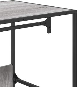 vidaXL Szafa, szary dąb sonoma, 90x50x180 cm, materiał drewnopochodny 7