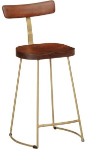 vidaXL Hokery barowe 2 szt. 49x43x88 cm Drewno lite Mango 10