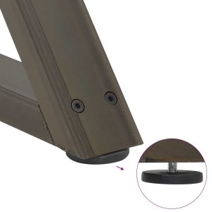 vidaXL Nogi do stolika kawowego 2 szt. Stal 9