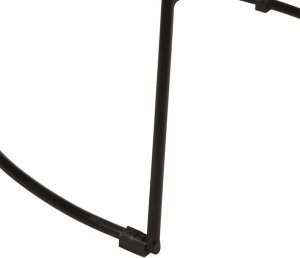 vidaXL Hokery barowe 2 szt. Czarny 49x43x88 cm Drewno lite Mango 7