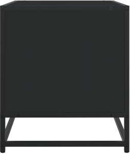 vidaXL Szafka pod TV, czarna, 270x40x46 cm 5