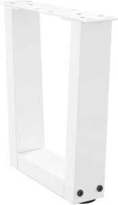 vidaXL Nogi do stołu jadalnego w kształcie litery V 2 szt. Białe Stal 4