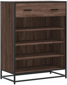 vidaXL Szafka na buty, brązowy dąb, 75x38x97,5 cm 2