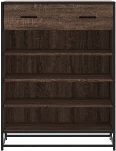 vidaXL Szafka na buty, brązowy dąb, 75x38x97,5 cm 4