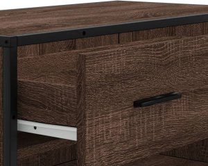 vidaXL Szafka na buty, brązowy dąb, 75x38x97,5 cm 8