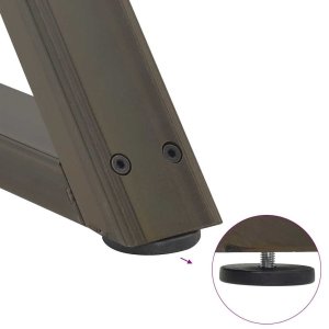 vidaXL Nogi do stolika kawowego 2 szt. Stal 9