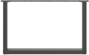 vidaXL Nogi do stolika kawowego, 2 szt., antracyt, 60x(42-43) cm, stal 5