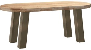 vidaXL Nogi do stolika kawowego, 4 szt., stal, 42 cm, stal 8