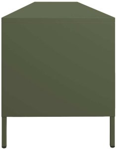 vidaXL Szafka RTV, oliwkowa, 202x39x43,5 cm, stal walcowana na zimno 6