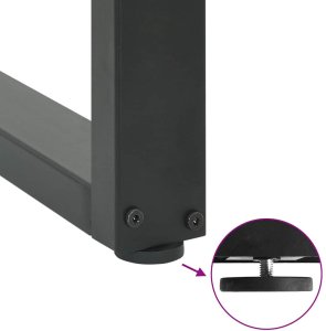 vidaXL Nogi do stolika kawowego, 2 szt., antracyt, 100x(72-73) cm 9