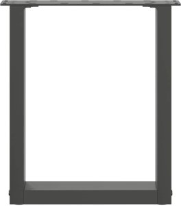 vidaXL Nogi do stolika kawowego, 2 szt., antracyt, 38x(42-43) cm, stal 5