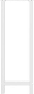 vidaXL Nogi do stolika kawowego, białe, 2 szt., 50x(110-111) cm, stal 5
