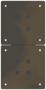 vidaXL Nogi do stolika kawowego, 2 szt., 28x(42-43) cm 7