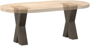 vidaXL Nogi do stolika kawowego, 2 szt., 28x(42-43) cm 8