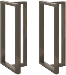 Nogi do stołu barowego, 2 szt., 60x35x(110-111)cm, stal Lumarko! Lumarko! 1