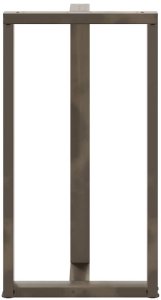 vidaXL Nogi do stołu barowego, 2 szt., 60x35x(110-111)cm, stal 6