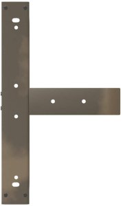 vidaXL Nogi do stołu barowego, 2 szt., 60x35x(110-111)cm, stal 7