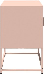 vidaXL Szafka pod telewizor, różowa, 68x39x60,5 cm, stalowa 7