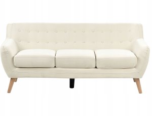 Sofa 3-osobowa jasnobeżowa MOTALA Lumarko! 1
