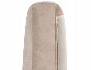 Beliani Narożnik 3-osobowy welurowy prawostronny beżowy LOFOTEN 7