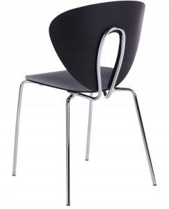 Beliani Zestaw 2 krzeseł do jadalni TRACY Czarny 6