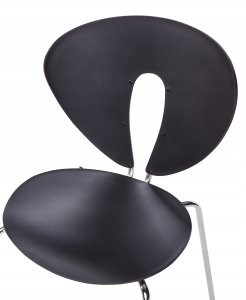 Beliani Zestaw 2 krzeseł do jadalni TRACY Czarny 7