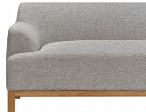 Beliani Narożnik lewostronny szary SOSJO 7