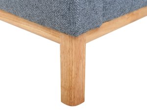 Beliani Sofa 3-osobowa niebieska SOSJO 8