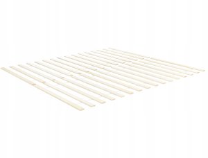 Beliani Łóżko Drewno TANNAY 160 x 200 cm Jasnobrązowy 6