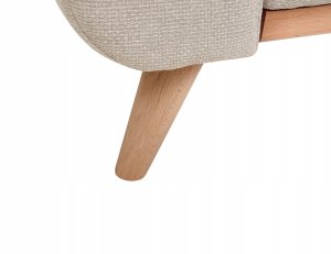 Beliani Narożnik rozkładany lewostronny jasnobeżowy OLLSTA 11