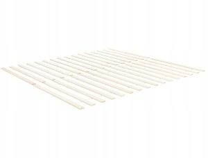 Beliani Łóżko Drewno TANNAY 180 x 200 cm Jasnobrązowy 6