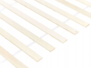 Beliani Łóżko Drewno TANNAY 180 x 200 cm Jasnobrązowy 8