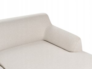 Beliani Narożnik lewostronny jasnobeżowy SOSJO 6