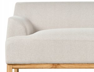 Beliani Narożnik lewostronny jasnobeżowy SOSJO 7