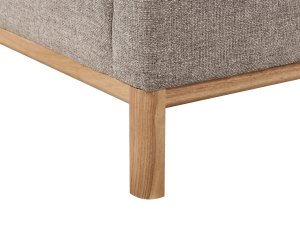 Beliani Narożnik lewostronny jasnobrązowy SOSJO 8