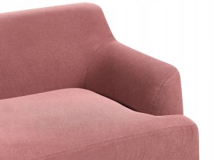 Beliani Sofa 3-osobowa burgundowa SOSJO 6