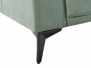 Beliani Sofa 3-osobowa zielona ANGE 11