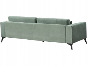 Beliani Sofa 3-osobowa zielona ANGE 5