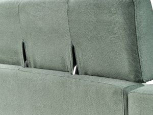 Beliani Sofa 3-osobowa zielona ANGE 10