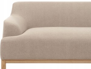 Beliani Sofa 3-osobowa beżowoszara SOSJO 7
