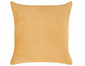 Beliani Szezlong welurowy prawostronny pomarańczowy GONESSE 7