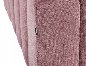 Beliani Szezlong prawostronny różowy LANNILS 7