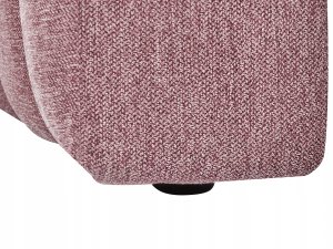 Beliani Szezlong prawostronny różowy LANNILS 9