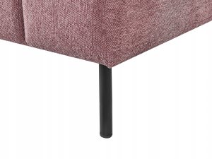 Beliani Szezlong prawostronny różowy LANNILS 10