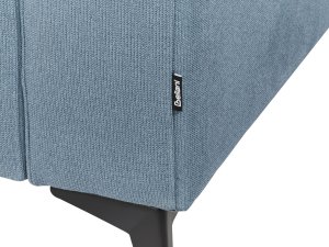 Beliani Sofa 3-osobowa niebieska ANGE 11